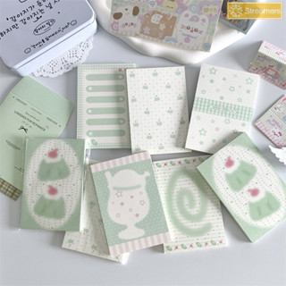 {Streamers} 50Sheets การ์ตูนน่ารักโน๊ตบุ๊คฉีกขาดได้ข้อความหม…