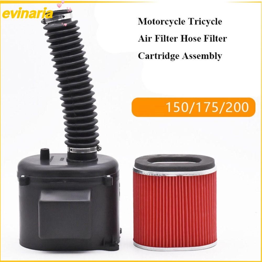 อุปกรณ์เสริมสามล้อรถจักรยานยนต์ EVINARIA กรองอากาศพลาสติก4รูปแบบตัวกรองท่อคุณภาพสูงชิ้นส่วนรถยนต์ไฟฟ้า