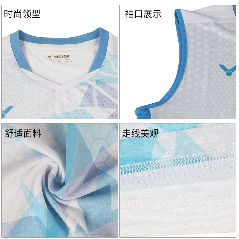 ใหม่แฟชั่นจัดส่งภายใน 48 ชั่วโมง 2024 มาถึง .y แบดมินตันเสื้อผ้าแขนกุด Quick-Drying Breathable ผู้เล่นการแข่งขันเสื้อกั๊ก - รูปที่ 3