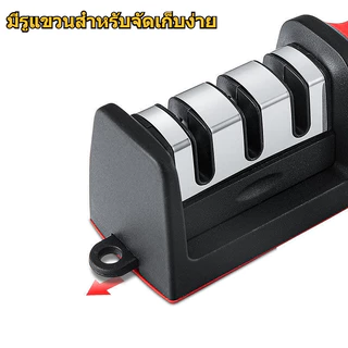 เครื่องลับมีดแบบแมนนวลสามขั้นตอน การเร่งรีบ โดยเฉพาะสำหรับห้องครัวมีด หินลับในโรงแรม
