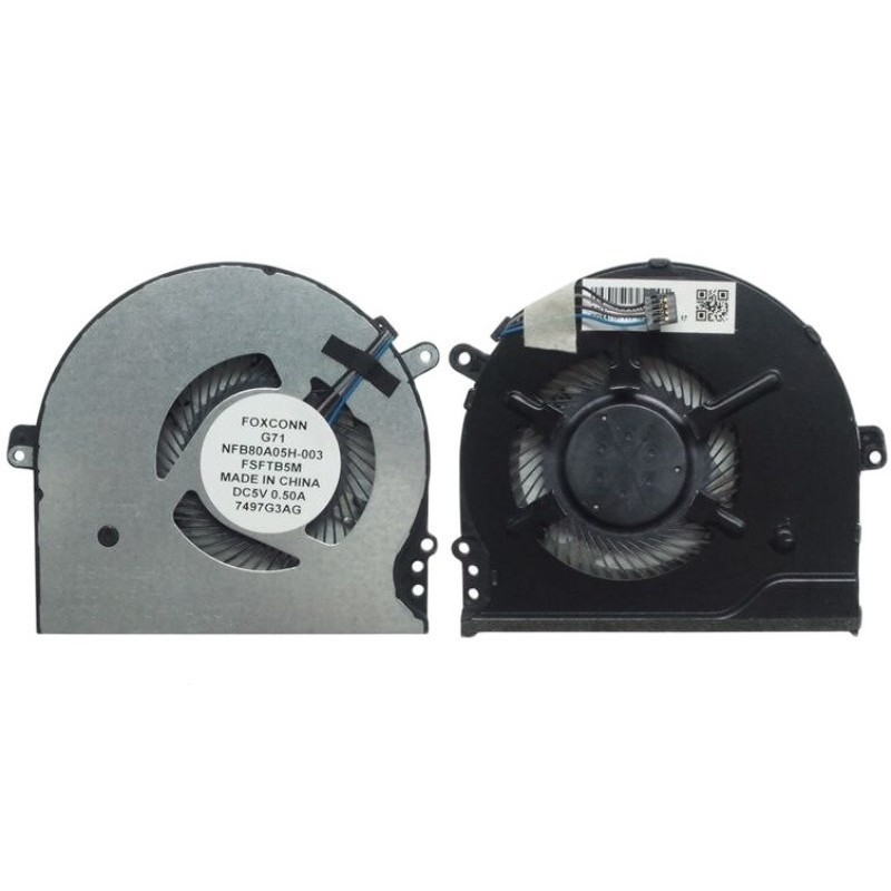 พัดลมระบายความร้อน CPU ใหม่สําหรับ HP Pavilion 15-cc 15-ck 14-bk 15-cc700 708tx 715tx 710tx NFB80A05