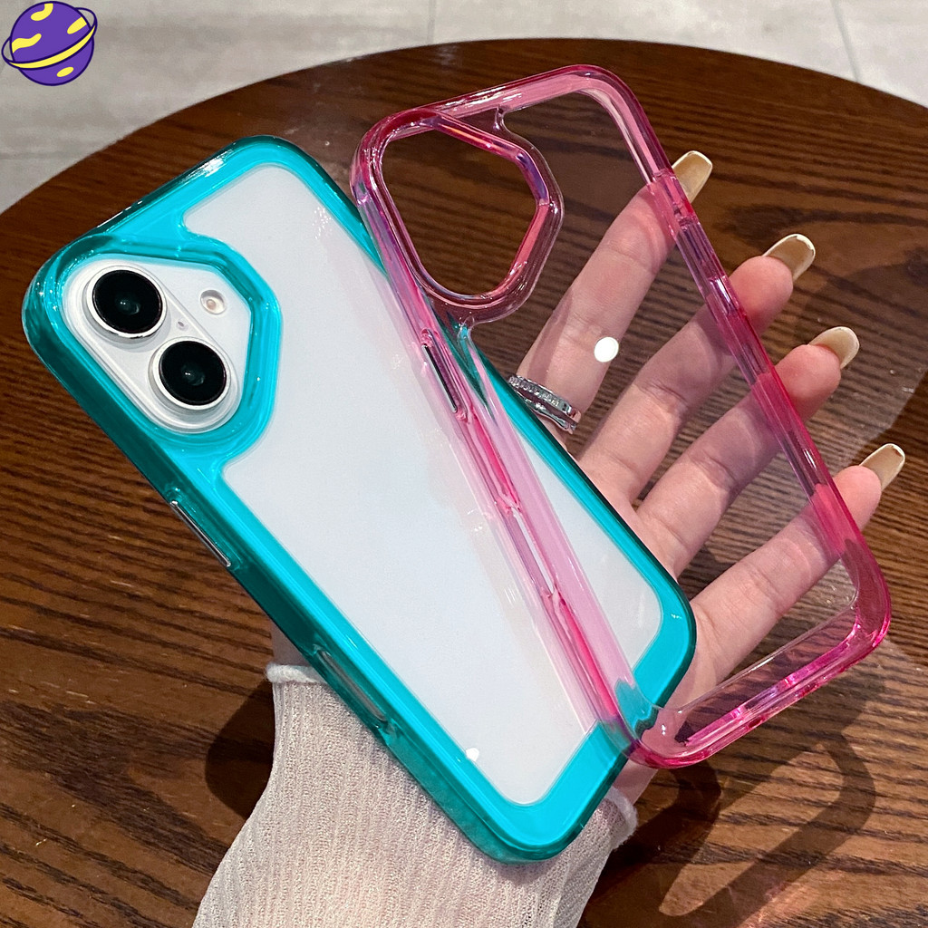 New 2nd GenTransparentหนาเคสโทรศัพท์สําหรับIPhone 16 15 14 13 12 11 Pro X XS Max XR 7 8 14 15 16 Plus Deluxeกันกระแทกปลอกแข็งใส
