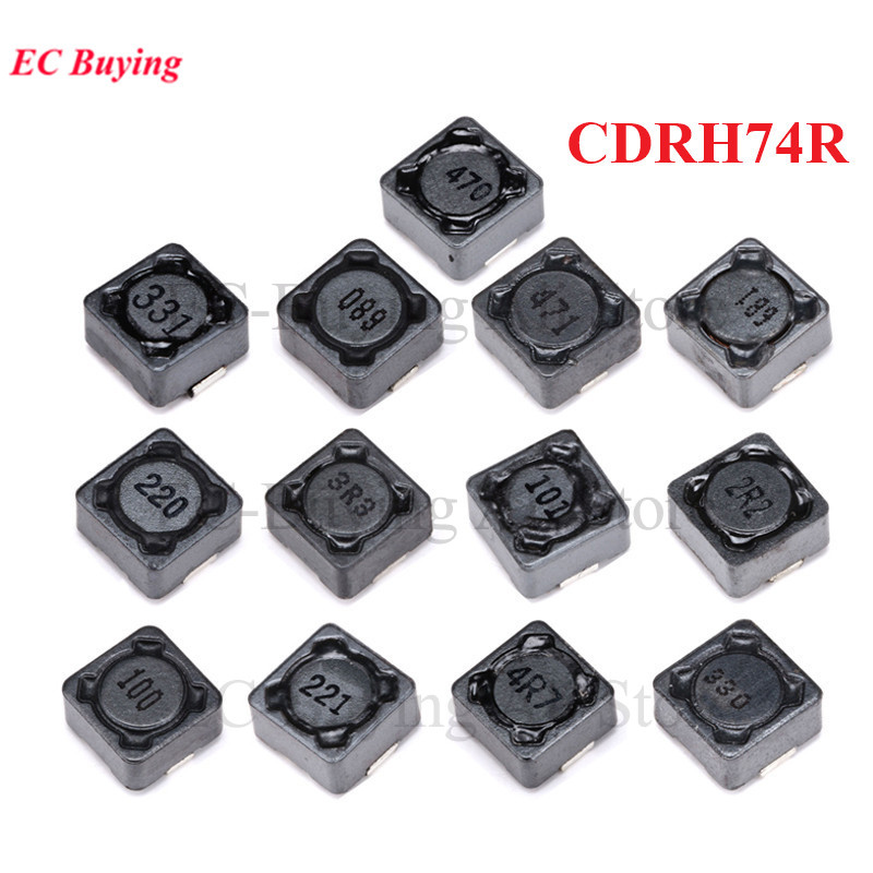 5 ชิ้นเหนี่ยวนํา CDRH74R CD74 SMD Inductor 2.2uH 3.3UH 4.7uH 10uH 22uH 33uH 47uH 68uH 100uH 220uH 33