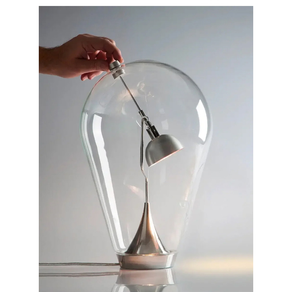 โคมไฟตั้งโต๊ะขนาดเล็กสไตล์อเมริกันย้อนยุค INS สไตล์อุตสาหกรรมสร้างสรรค์บุคลิกภาพโต๊ะทำงานสัมผัสลดแสงบรรยากาศไฟกลางคืน - รูปที่ 6