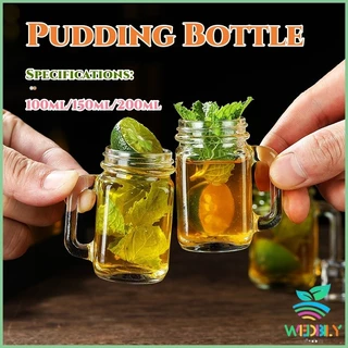 Wedbily ขวดแก้วกาแฟ 35ml 120ml ขนาดเล็ก สําหรับใส่ตัวอย่างกาแฟ น้ําผึ้ง mini เอสเปรสโซ่ Coffee cup
