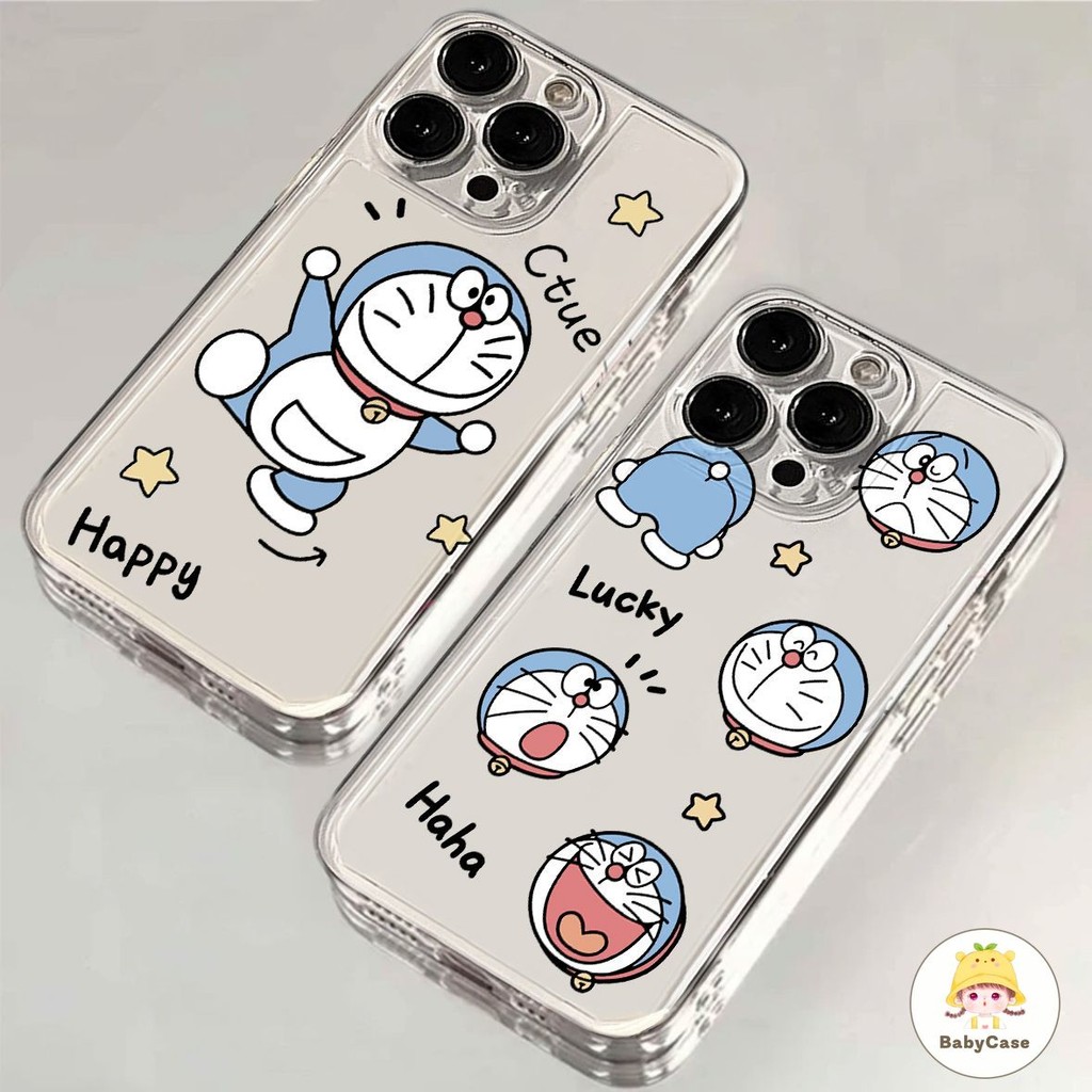 Doraemon น่ารักนุ่ม เคสRedmi 12C 9C 10C 9A 10 12 13C 9 A1 9T Note 13 9 8 10 11 12 Pro Max Poco C65 C55 M3 X5 X6