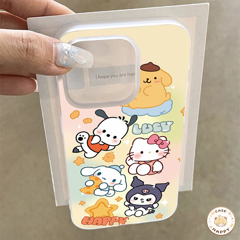 การ์ตูนนำโชคสุดน่ารักเฮลโลคิตตี้ โพชาโค ทกซิลิโคนเคสแข เคส IPhone 13 11 15 14 13 Pro Max 8 157 Plus XR XS X MAX SE 2020