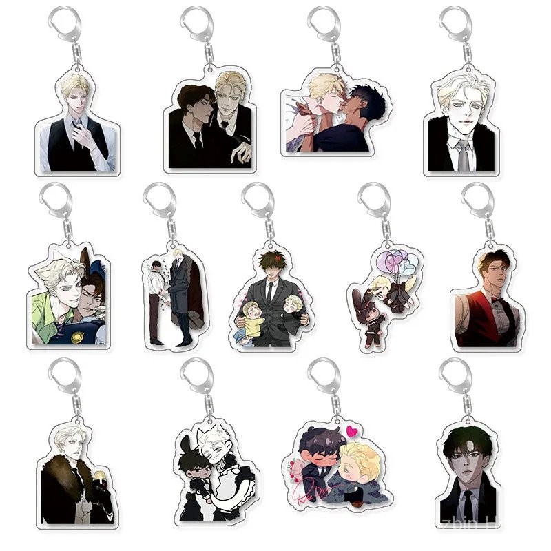 2024มาใหม่อย่างเป็นทางการเกาหลีมังงะ codename Anastasia วันเกิดพวงกุญแจอะคริลิค6ซม. จี้