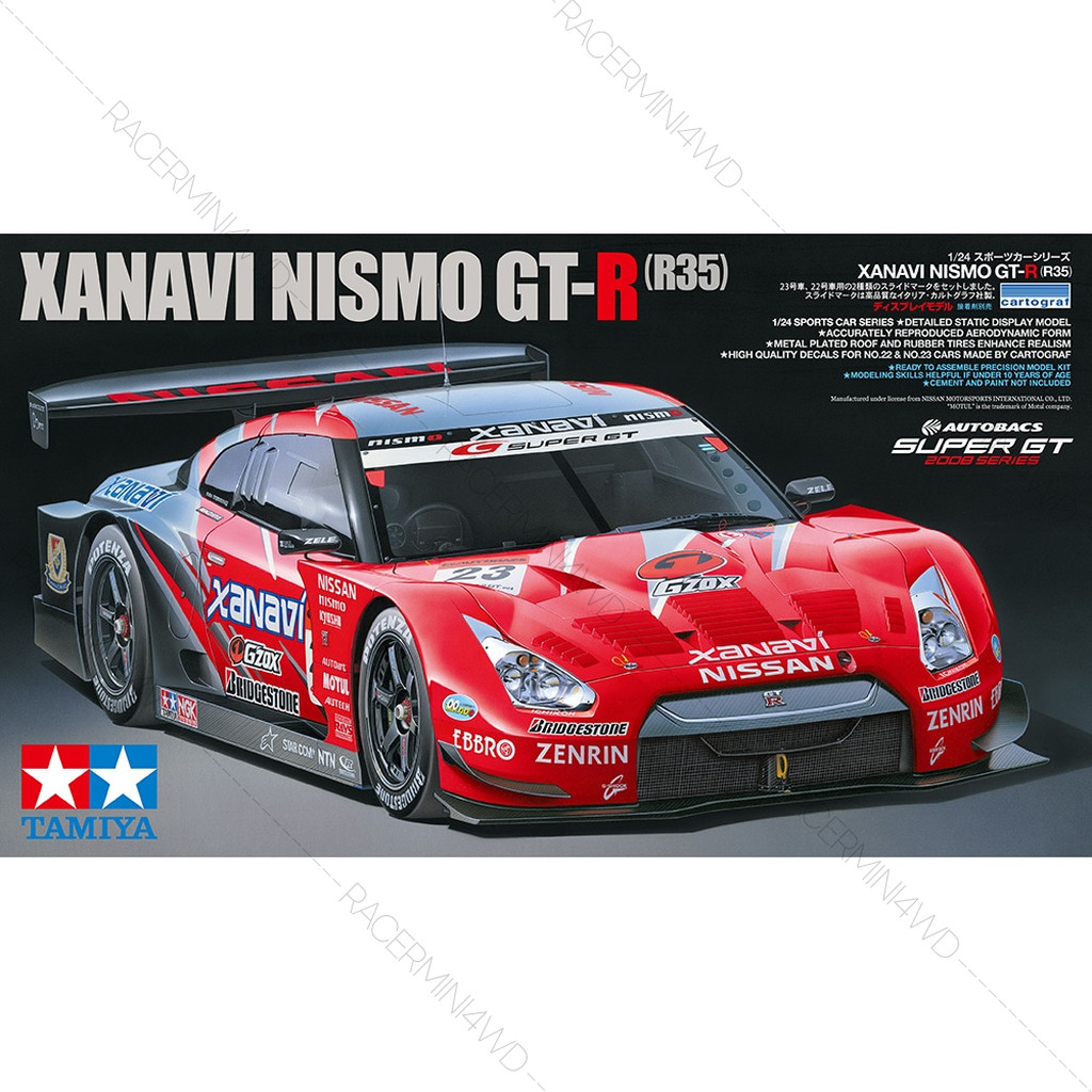 TAMIYA 24308 1/24 Model Kit Xanavi Nismo GT-R (R35)