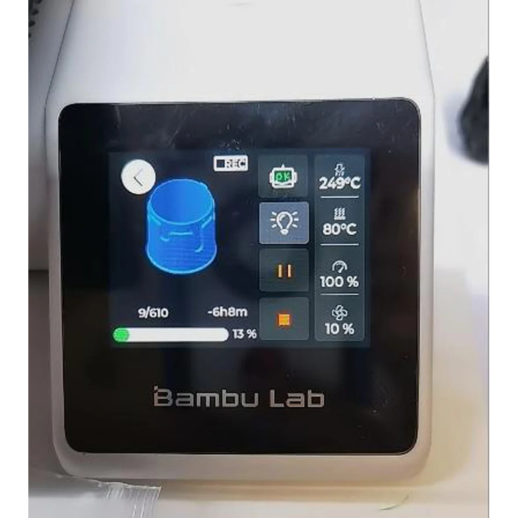 9H Scratch-Proof Premiumกระจกนิรภัยป้องกันหน้าจอShieldฟิล์มสําหรับBambuLab A1 Mini A1 X1E 3Dเครื่องพ