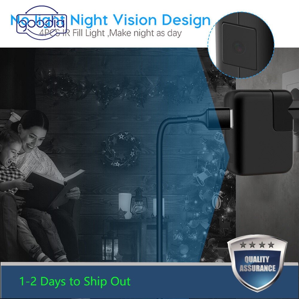 กล้องรักษาความปลอดภัยขนาดเล็ก ip ไร้สาย 4k wifi เครื่องชาร์จ usb กล้องขนาดเล็ก hotspot night vision เครื่องตรวจจับการเคลื่อนไหว กล้องไมโคร