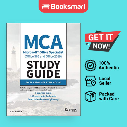 MCA Microsoft Office Specialist Office 365 And Office 2019 คู่มือการศึกษา - ปกอ่อน - อังกฤษ - 978111