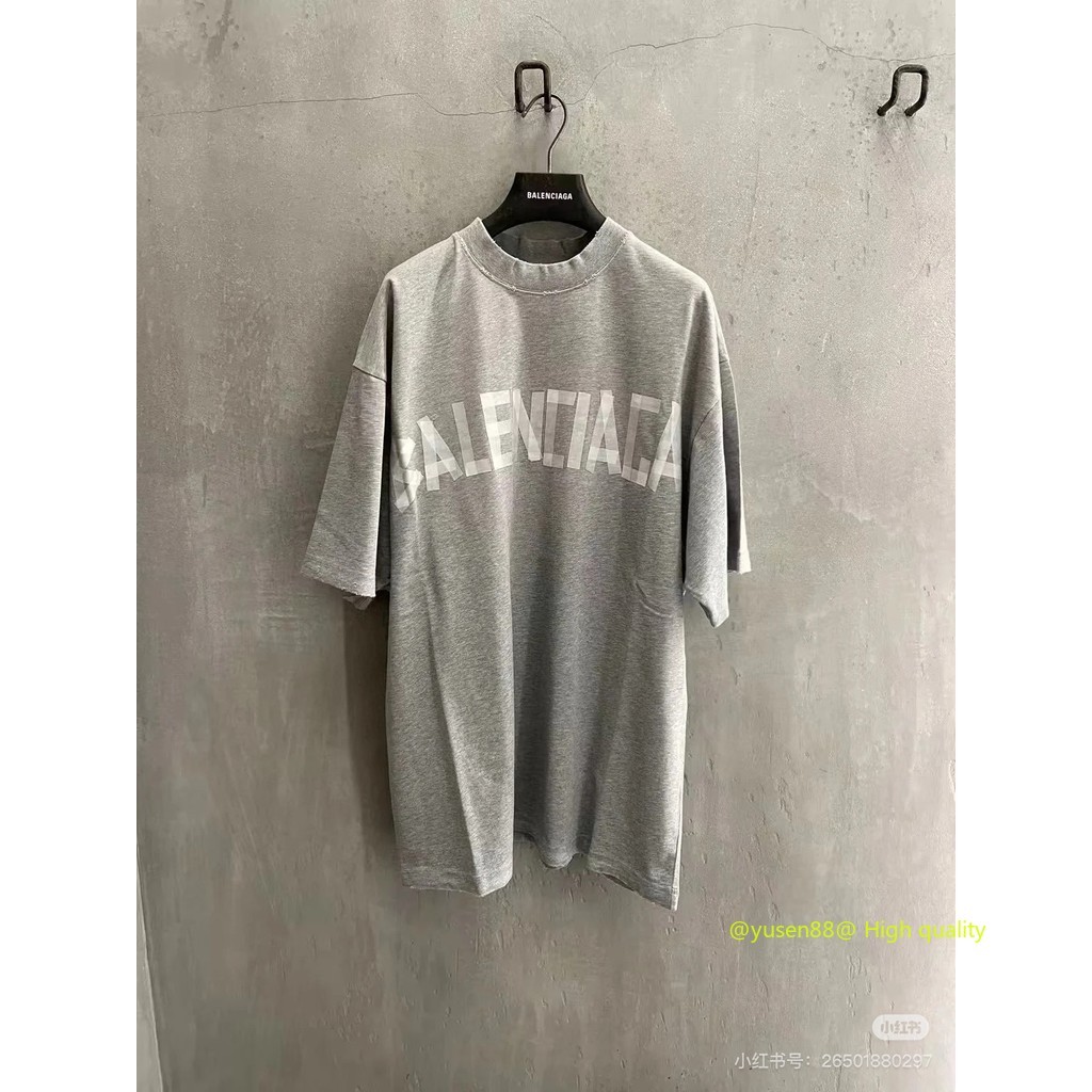 ** Hot * BAL *** NCI * GA/Classic Solid Color Grey Fixed Dyeing Cotton Short Sleeve T-Shirt