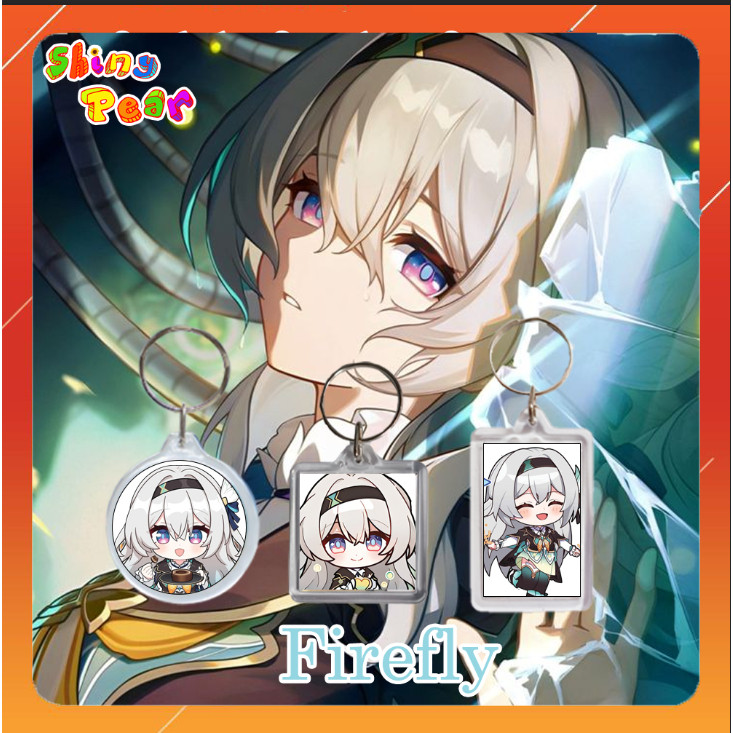 [Honkai Star Rail] - พวงกุญแจ Firefly / Sam - เกมนักล่า Stellaron พวงกุญแจตกแต่ง Honkai Star Rail ขอ