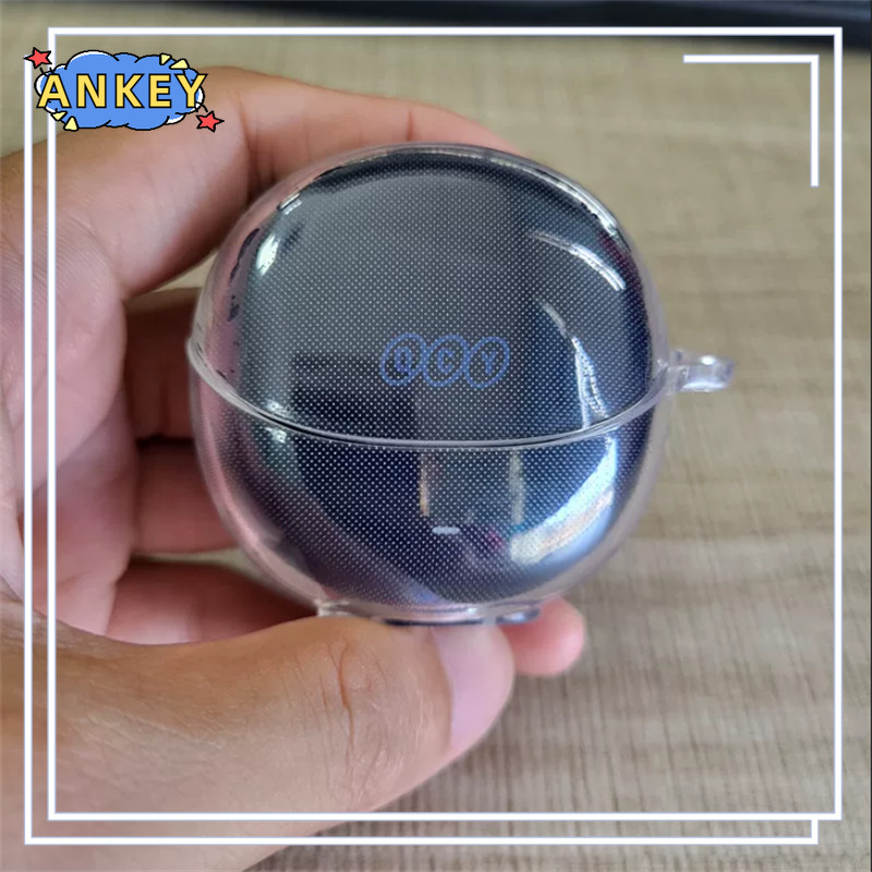 Clear Case for QCY MeloBuds Pro , QCY AilyBuds Pro+ Protective Transparent TPU Covers Bluetooth Earp