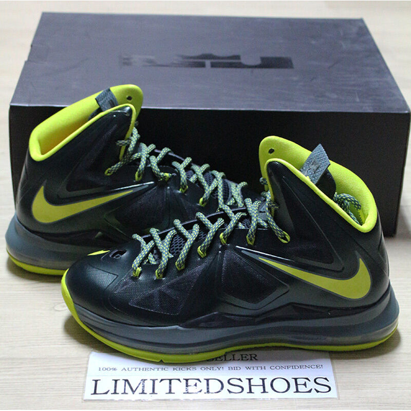 Nike LEBRON X 10 DUNKMAN SEAWEED GREEN 541100-300 ไม้ก๊อก bhm mvp ผ้ายีนส์คริสต์มาส