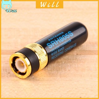 Mini SRH805S BNC-M เสาอากาศดูอัลแบนด์สําหรับวิทยุ Kenwood TK…