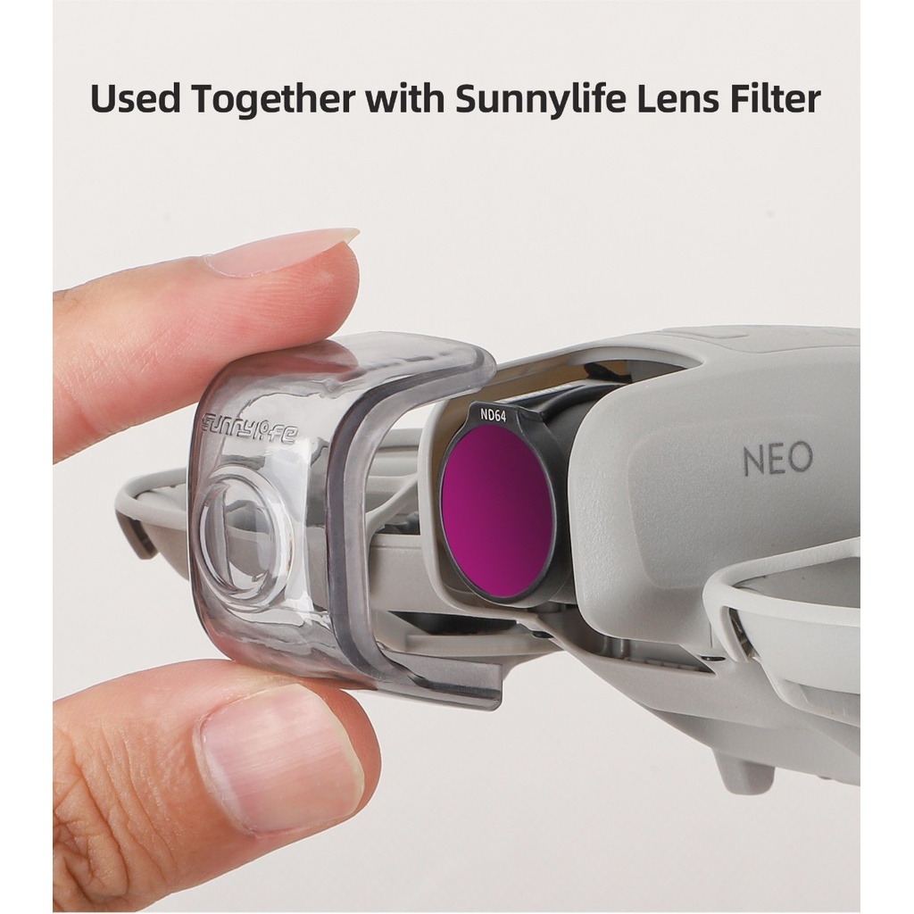สําหรับฝาครอบเลนส์ DJI neo ฝาครอบกิมบอลแบบปลดเร็ว, ฝาครอบเลนส์นีโอโปร่งใส, อุปกรณ์เสริมป้องกันการตก