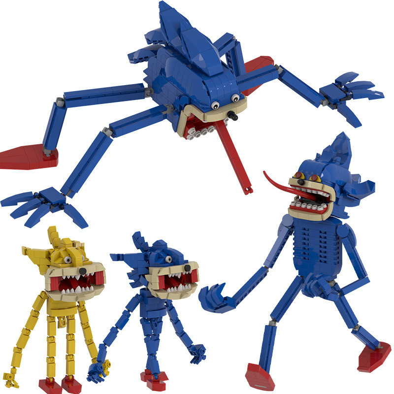 เข้ากันได้กับ Lego SONIC the Hedgehog/Shin SONIC Tapes Building Blocks ของเล่นเพื่อการศึกษาสําหรับเด็ก