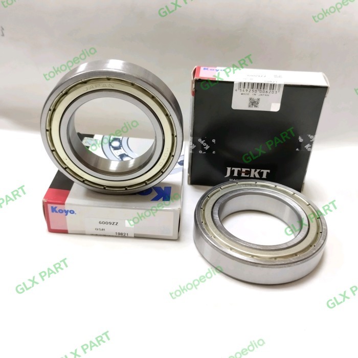 BEARING 6009 ZZ KOYO IRON CAP DIMENSIONS 45X75X16MM