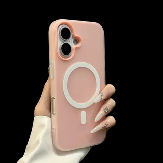 Luxury Candy Matte สําหรับ สําหรับ iPhone 17 Air 16 15 14 13 Pro Max 17Pro Clear 2 IN 1 ฝาครอบ