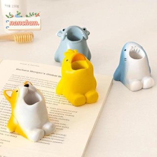 ที่ใส่แปรงสีฟัน NANSHU, ขาตั้งเก็บแปรงสีฟันฐานกันลื่น Corgi …