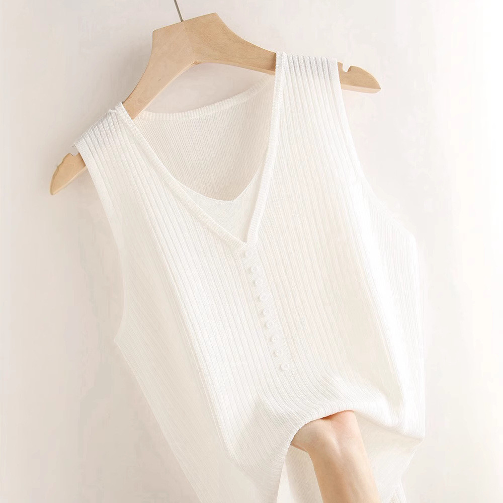 K ถัก Camisole ผู้หญิงสไตล์ใหม่ Slimmer ดู All-Match - รูปที่ 3