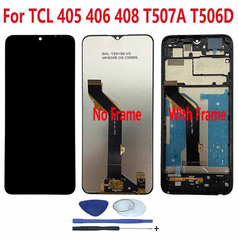 สําหรับ TCL 408 T507A T507U T507J T507D1 T507U2 จอแสดงผล LCD Touch Screen Digitizer Assembly สําหรับ