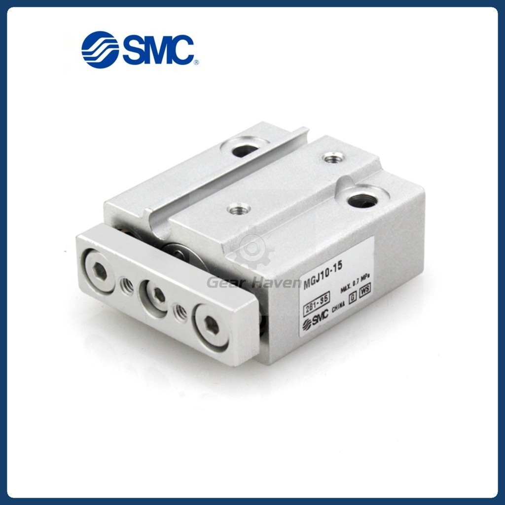 Smc สามแกนพร้อมคู่มือก้านกระบอก MGJ6-5-10-15-20 MGJ10-5-10-15-20