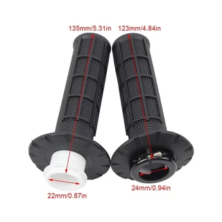 MAGICIAN 1 คู่รถจักรยานยนต์ Universal Grips, 7/8 "22 มม.Snap-on Cam Hand Grip, ทนทานพร้อมฟังก์ชั่นล็อคตัวเอง Lock-on Handlebar Grips สําหรับ KTM CRF SXF EXC Motocross Dirt Bike