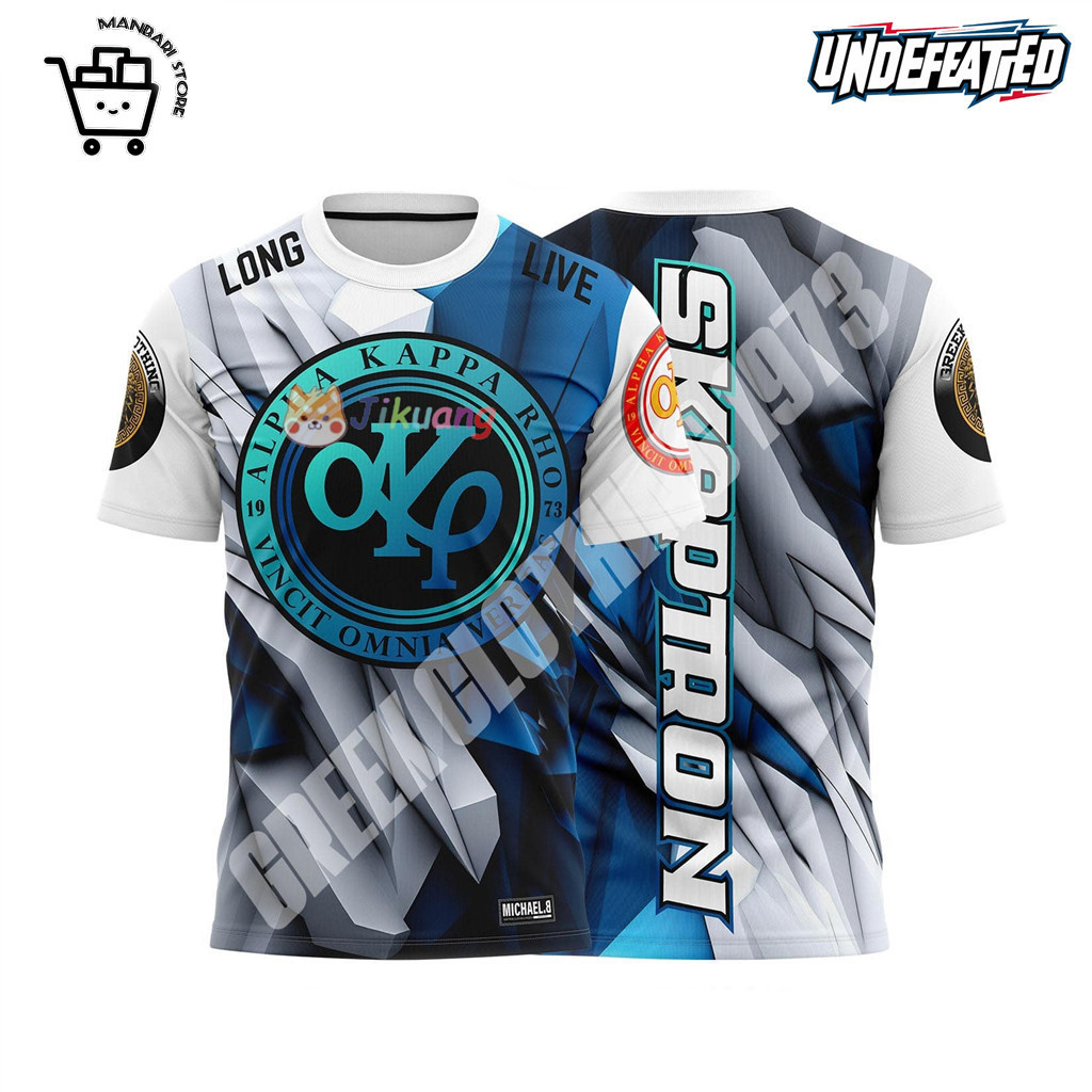 2025 3D MAN AKP 1973 Alpha Kappa Rho V34 52th ออกแบบใหม่ครบรอบ Skeptron 52st เสื้อผ้าเสื้อยืดสําหรับ