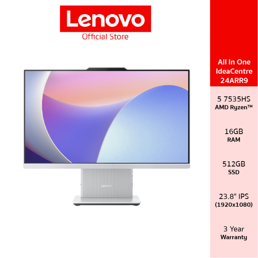 Lenovo IdeaCentre AIO 24ARR9(F0HR007YTA) AMD Ryzen 5 7535HS 16GB SSD 512GB 23.8" IPS