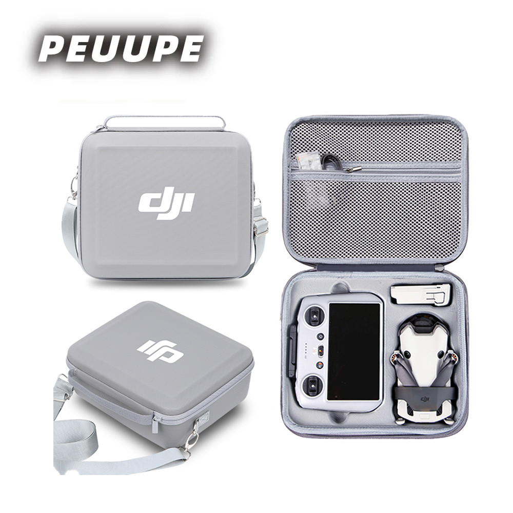เหมาะสําหรับ DJI MINI4 PRO แบบบูรณาการกระเป๋าเดินทางใช้งานร่วมกับ RC2/RC-N2 DJI Mini 4 Pro กระเป๋าสะพายรุ่นมาตรฐานกล่องอุปกรณ์เสริมกรณี