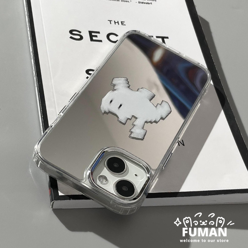 ตลกแมวสีขาวกระจกสําหรับ IQOO Z9 Turbo + Z9X Z9s Pro U5E U5X U5 U3 U3X Z5X Z3 Z1 5G 4G น่ารักโทรศัพท์