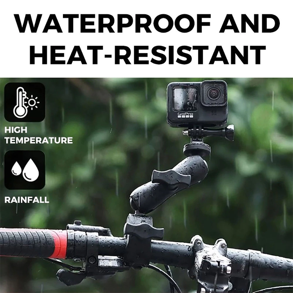 ขายึดเเฮนด์ ที่ยึดกล้องแอคชั่นแคม Action camera สำหรับติดมอเตอร์ไซด์ สำหรับ ล็อคแฮนด์บาร์ ก้านกระจก thumbnail 9