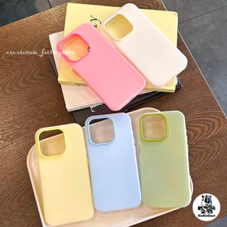 เคสโทรศัพท์แบบ 2 in 1 ซิลิโคนใส เคสเยลลี่ For iPhone 16 15 14 13 12 11 Pro Max X XR XS Max 7 8 6 Plus เคสไอโฟน 13 เคส