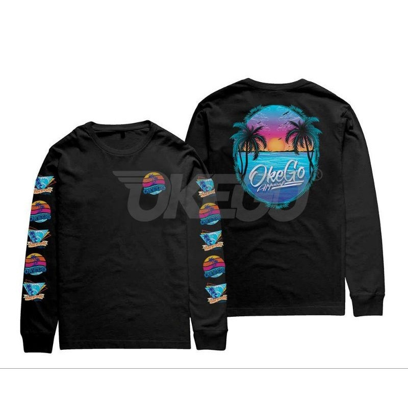 LONGSLEEVE TROPICAL BEACH-SHIRT-LOCAL BRAND-HAWAII-