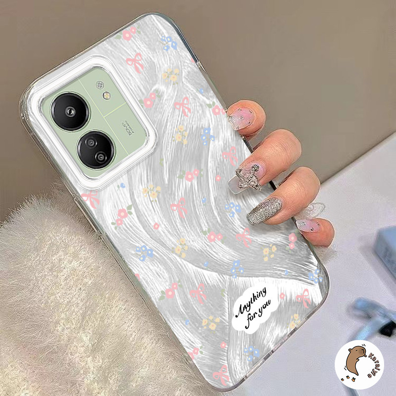 OPPO กรณีดอกไม้เหมาะสําหรับ OPPO A18 A38 A78 A58 A17 A17k A16 A5s A12 A3S A54 A77s A57 A52 A53 A54s 