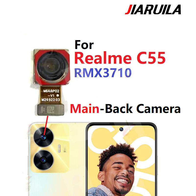 กล้องหันหน้ากล้องหลักด้านหลังสําหรับ Realme C55 RMX3710