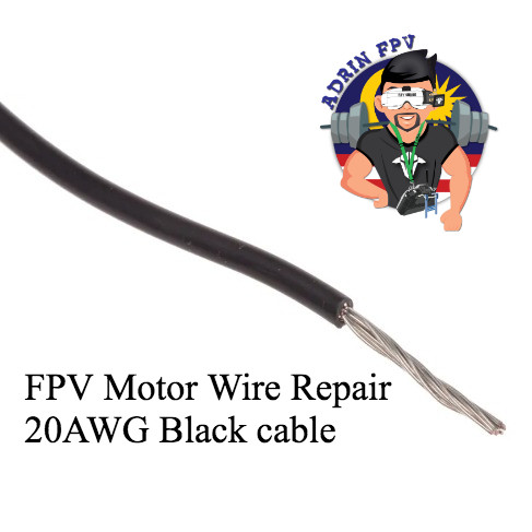 20AWG สายไฟสําหรับมอเตอร์ FC ESC FPV โดรนซ่อม 10 ซม