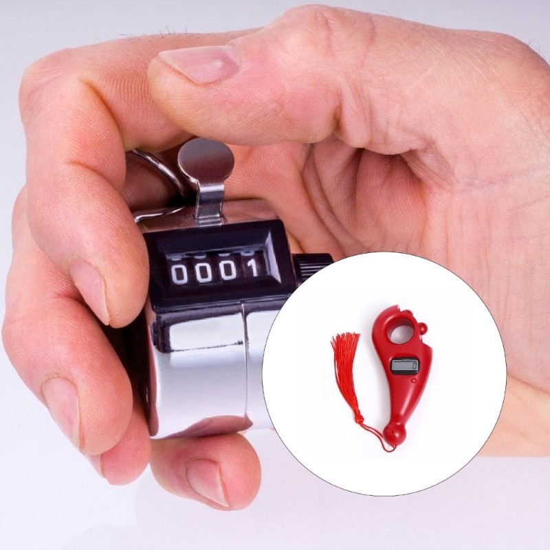 HL Hand Tally Counter Count Clickers หลายสีมือถือ Counter Clickers สําหรับเล่นกีฬาเย็บกิจกรรมการฝึกอ