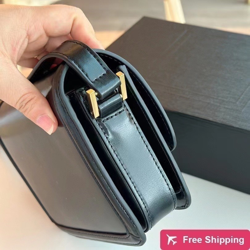 พร้อมส่ง กล่อง solferino Tofu Bag Small Square Bag Chain Bag กระเป๋าสะพายข้าง
