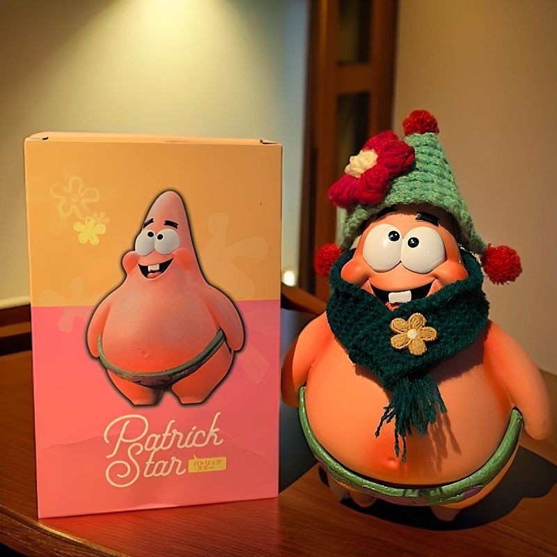 SpongeBob SquarePants Patrick Star Action Figure ของเล่นสะสมโมเดลสร้างสรรค์สําหรับแฟนๆ