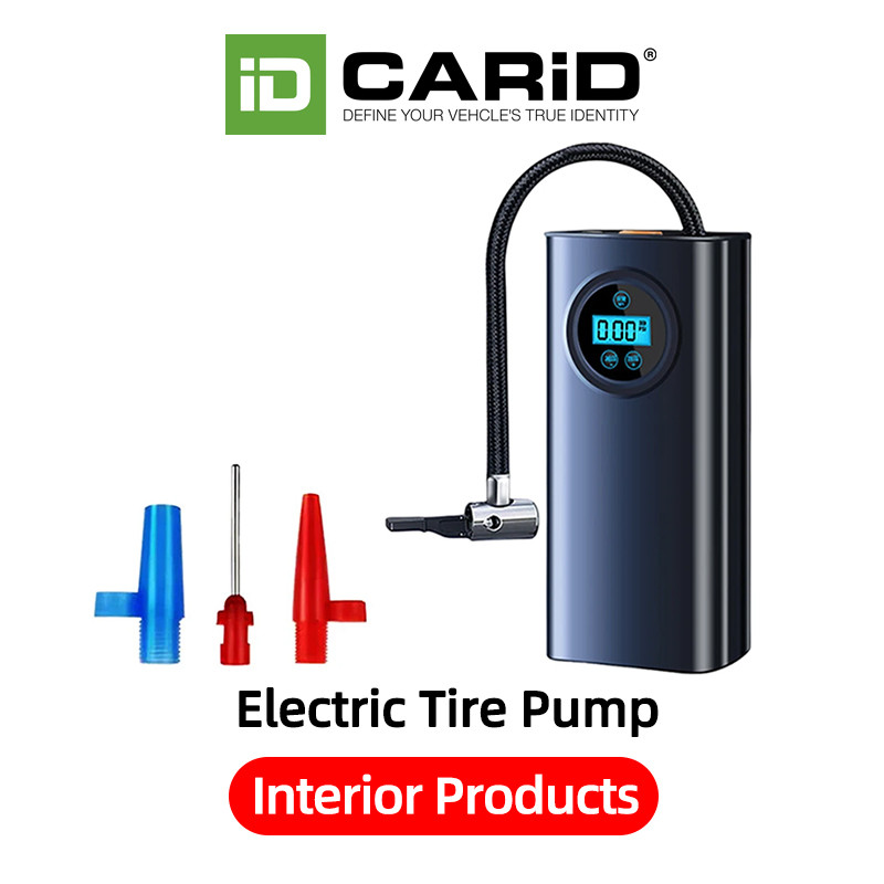 CARiD ชาร์จไฟได้ จอLED เครื่องปั๊มลมไฟฟ้า ที่สูบลม รถมอเตอร์ไซค์ เติมลม เครื่องปั๊มลมไฟฟ้า ปั้มลมแบบ