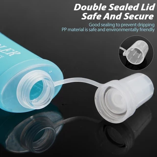 Newboler 150ml 250ml 500ml Running Soft Flask กีฬาขวดน้ํานุ่ม TPU ขวดน้ําพับได้เหมาะสําหรับมาราธอน Off Road Running Slow Running Camping Bike