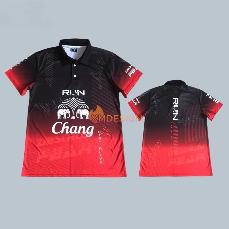 เสื้อกีฬาคอปก ไม่จํากัดเพศ เสื้อกีฬาพิมพ์ลายคอปกกีฬา thumbnail 3