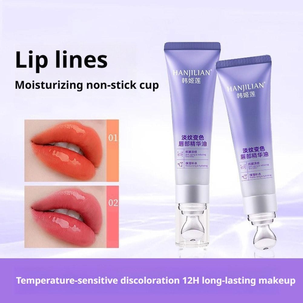 Magic Color Changing Lip Serum Oil Deep Moisturizing Moisturizing Long Line Lip Fine W1P4