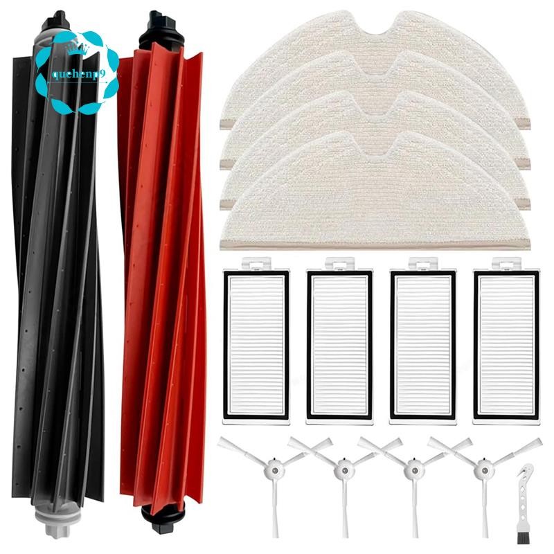 [quehenp9]สําหรับ Q8 Max/Q8 Max+/Q5 Pro Roboter-เครื่องดูดฝุ่นชุดอุปกรณ์เสริมตัวกรองแปรงลูกกลิ้ง