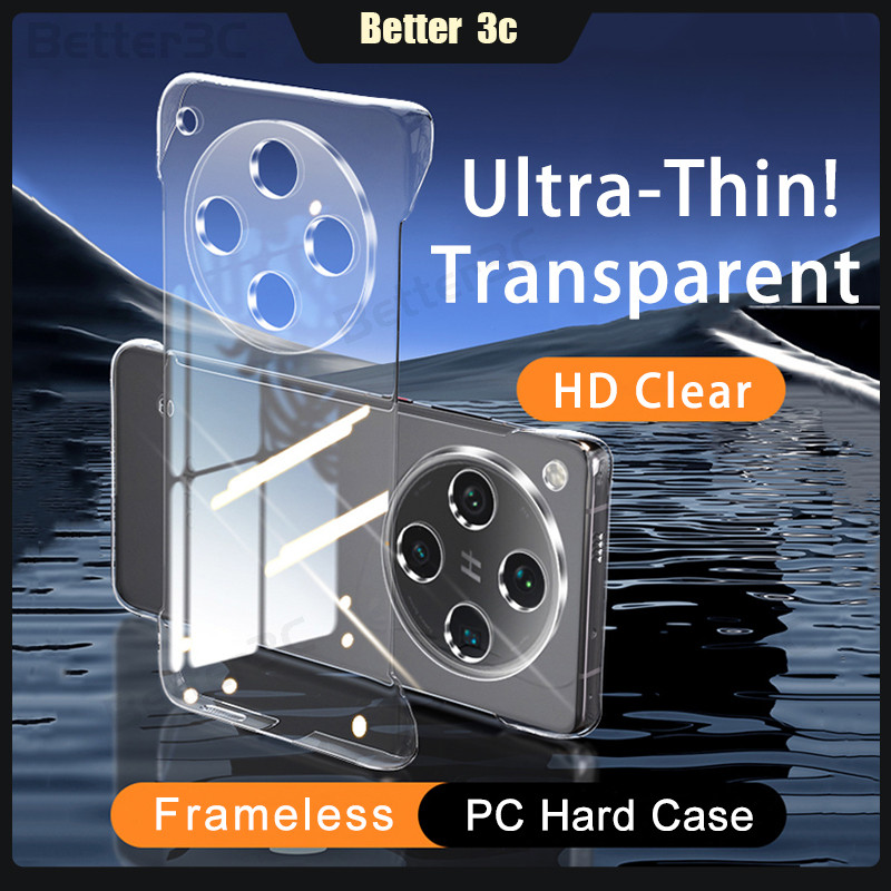 เคสโทรศัพท์กันกระแทกบางพิเศษโปร่งใส Frameless Anti-Yellowing สําหรับ OPPO ค้นหา X2 X2 Pro X3 X3 Pro 