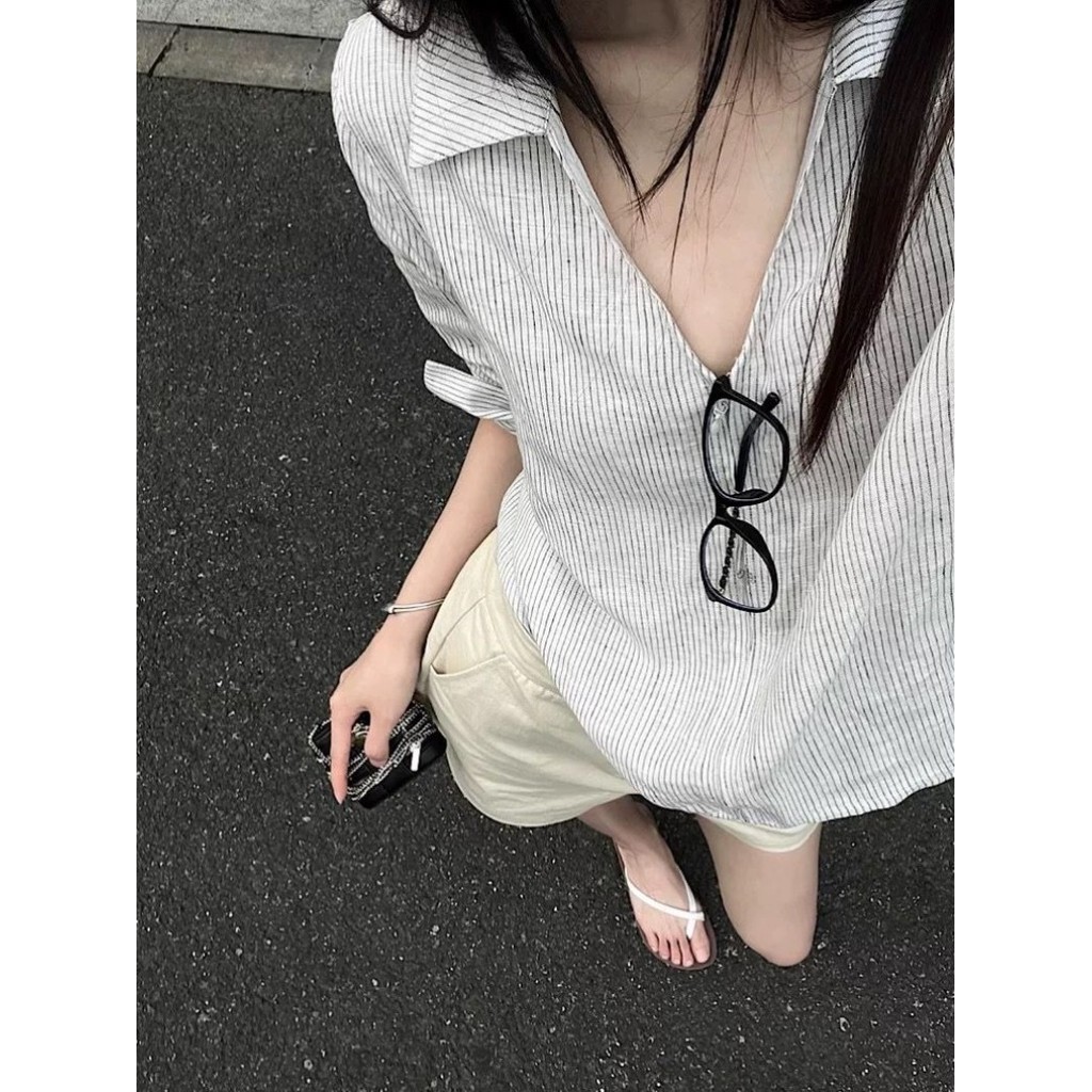 เสื้อฤดูร้อนเบาๆ ระบายความร้อนดี ใส่สบาย พิมพ์ลายน่ารัก มีคอกลม